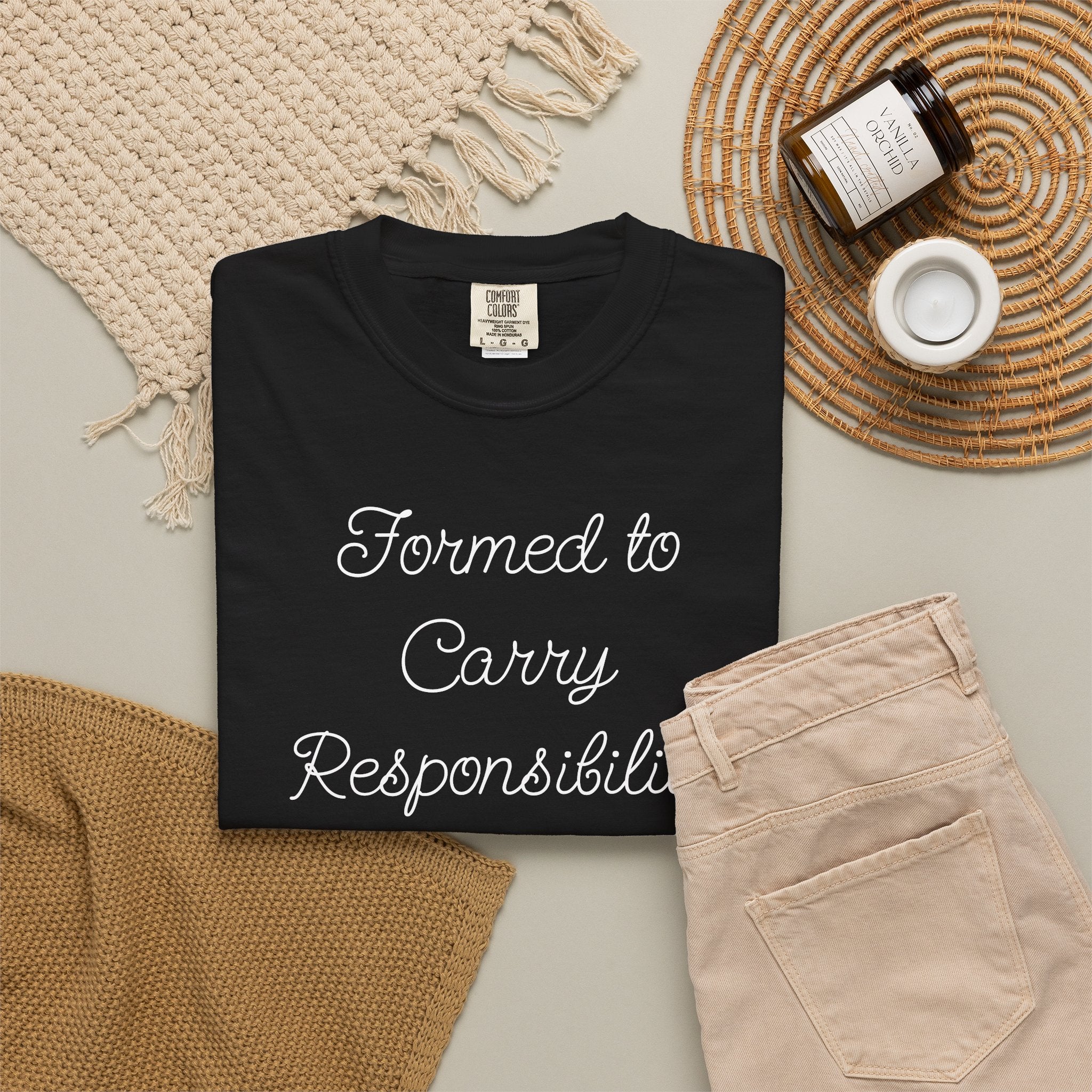 Formed to Carry Responsibility Comfort Tee